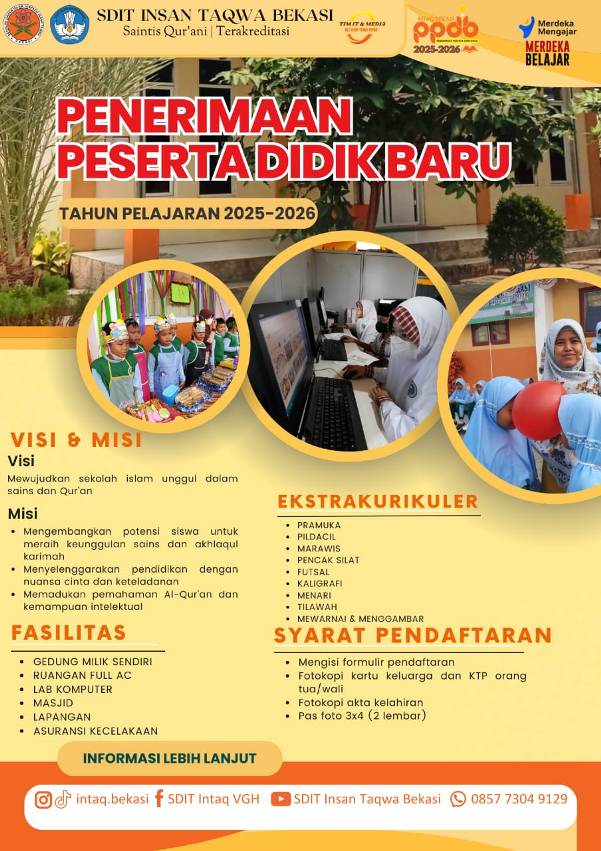 Sepintas tentang kami - SDIT Insan Taqwa